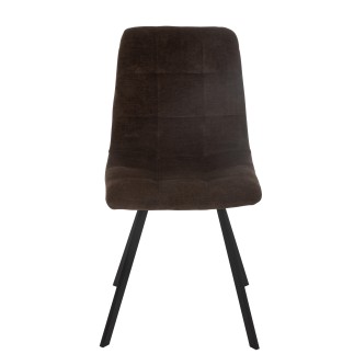 Chaise en métal marron 55*45*85 cm