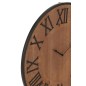 Pendule ronde en bois naturel 60*60*3 cm