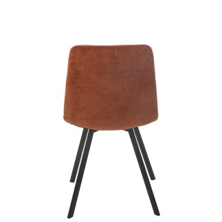 Chaise en métal bronze 55*45*85 cm