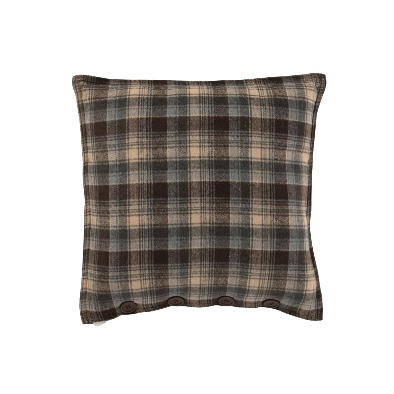Coussin carré en tissu multicouleur 45x45x15 cm
