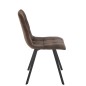 Silla de metal marrón 55*45*85 cm