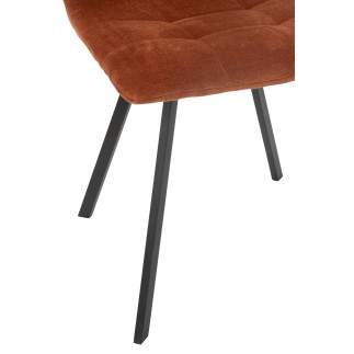 Chaise en métal bronze 55*45*85 cm