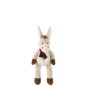 Peluche em tecido bege 23x20x23 cm
