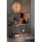 Pendule ronde en bois naturel 60*60*3 cm