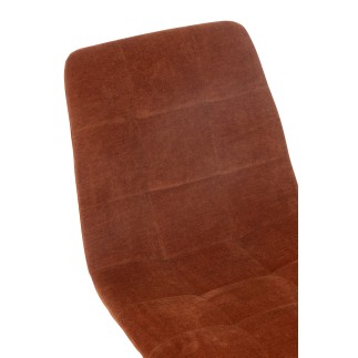 Chaise en métal bronze 55*45*85 cm