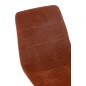 Chaise en métal bronze 55x45x85 cm