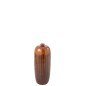 Vaso de cerâmica castanho 19x19x55 cm Vaso de cerâmica castanho 19x19x55 cm