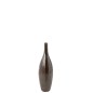 Vaso de cerâmica castanho 18x18x70 cm Vaso de cerâmica castanho 18x18x70 cm