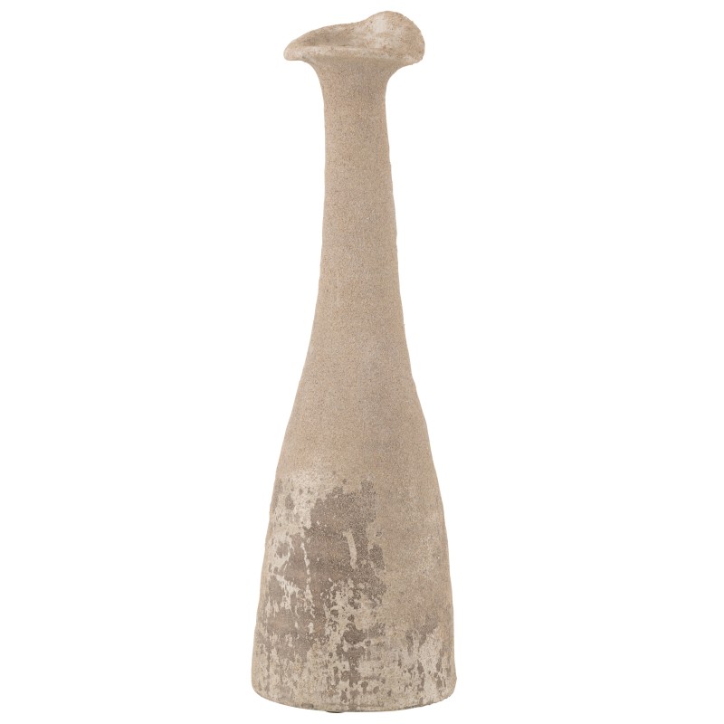 Vase antique en céramique naturel 18.5*18.5*59 cm
