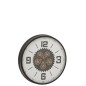 Reloj redondo de madera negra 60*9.5*60 cm