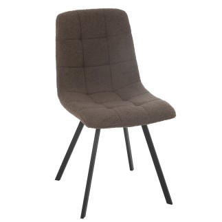 Chaise en métal blanc 55*45*85 cm