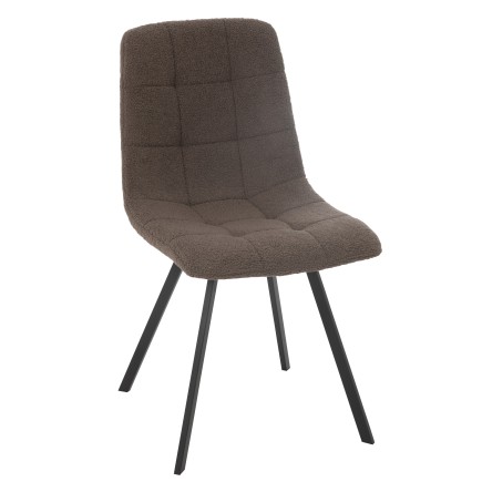 Chaise en métal blanc 55*45*85 cm