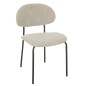 Chaise en textile beige 51*55*82 cm