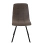 Cadeira em metal branco 55x45x85 cm