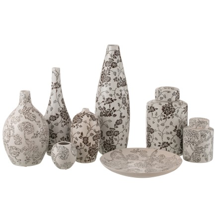 Vase en porcelaine multicouleur 16.5*16.5*53 cm