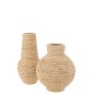 Vase en bois naturel 44*44*52 cm