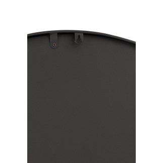 Pendule ronde en bois noir 79*10*79 cm