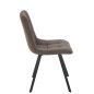 Cadeira em metal branco 55x45x85 cm