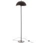 Candeeiro alto em metal preto 30x30x150 cm