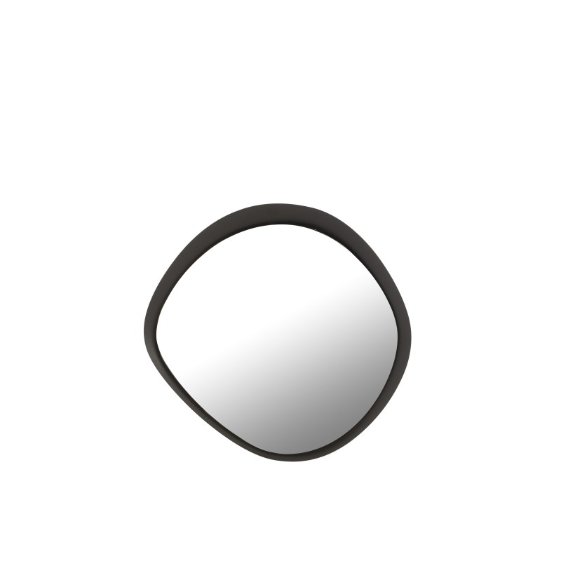 Miroir rond en métal noir 60.5*4.5*58 cm