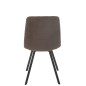 Cadeira em metal branco 55x45x85 cm