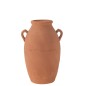 Vaso de cerâmica cobre 40x34x58 cm