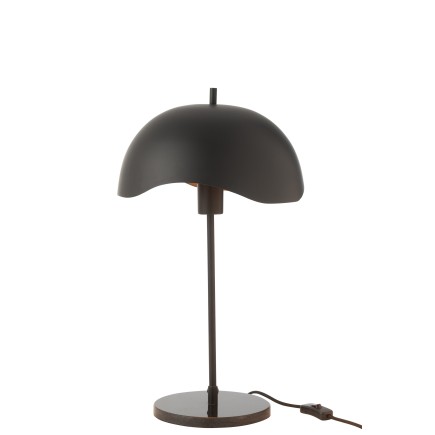 Lámpara de mesa de metal negro 30*30*56 cm