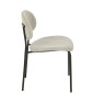 Chaise en textile beige 51*55*82 cm