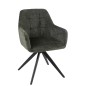Chaise en métal vert 58*56.5*85 cm