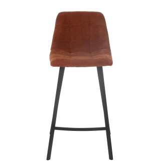 Chaise de bar en métal bronze 46*43*95 cm