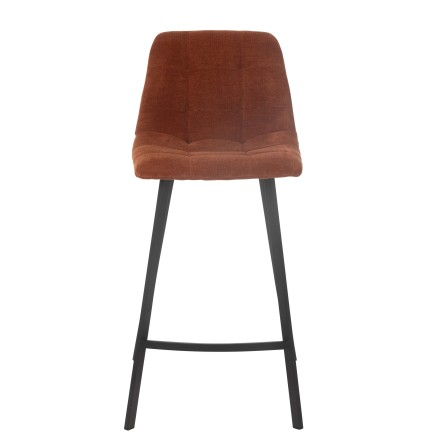 Chaise de bar en métal bronze 46*43*95 cm