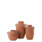 Vaso de cerâmica cobre 40x34x58 cm