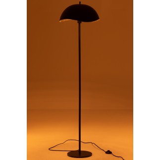 Lámpara alta de metal negro 30*30*150 cm