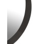 Miroir rond en métal noir 86.5*5.5*82 cm