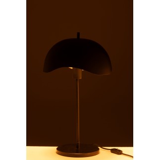 Lámpara de mesa de metal negro 30*30*56 cm