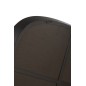 Miroir rond en métal noir 86.5*5.5*82 cm