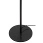 Candeeiro alto em metal preto 30x30x150 cm