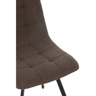 Chaise en métal blanc 55*45*85 cm