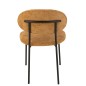 Chaise en textile jaune 51*55*82 cm