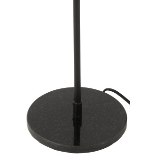 Lámpara de mesa de metal negro 30*30*56 cm