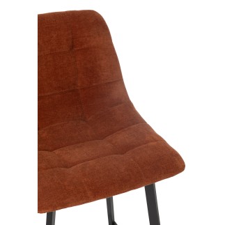 Chaise de bar en métal bronze 46*43*95 cm