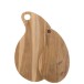 copia de Tabla de cortar ovalada de teca natural L45cm