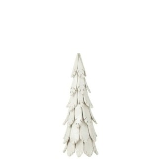 Árbol de Navidad de madera blanca 28*28*80 cm