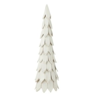 Árbol de Navidad de madera blanca 37*37*120 cm