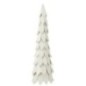 Albero di Natale in legno bianco 37*37*120 cm