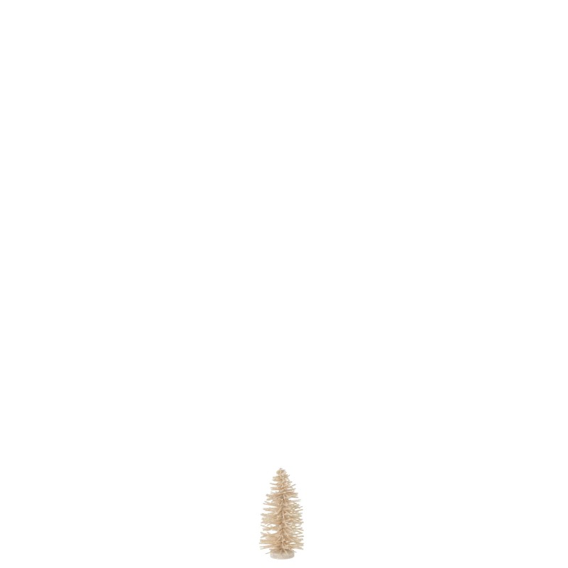 Sapin de Noël en bois blanc 12*12*23 cm