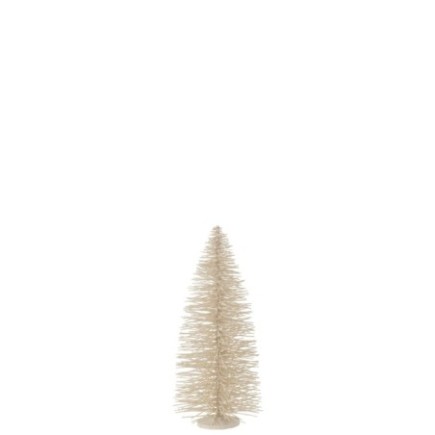 Árbol de Navidad de madera blanca 27*27*70 cm