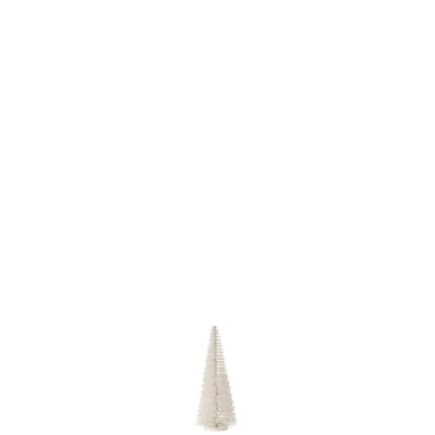 Árbol de Navidad artificial de plástico blanco 5*5*15 cm
