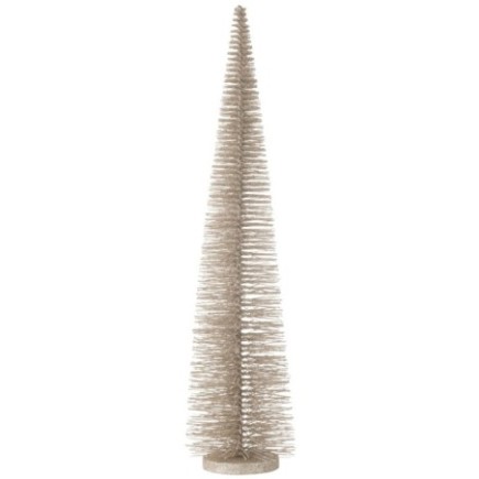 Árbol de Navidad artificial de plástico gris 15*15*61 cm