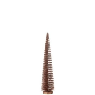 Árbol de Navidad artificial de plástico marrón 10*10*39 cm